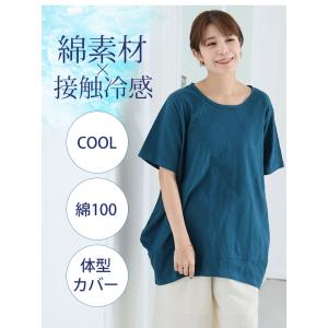 大きいサイズ レディース トップス 涼しくさら...の詳細画像3