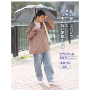 大きいサイズ レディース UVカットパーカー ...の詳細画像3