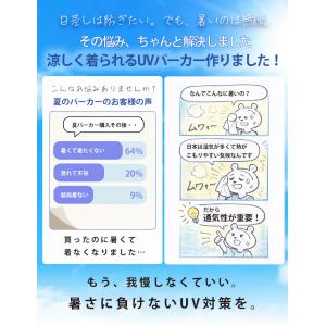 大きいサイズ レディース UVカットパーカー ...の詳細画像5