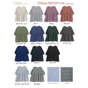 大きいサイズ レディース ブラウス 風通るプレ...の詳細画像2