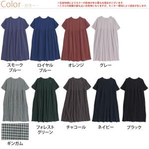 大きいサイズ レディース ワンピース 風通るプ...の詳細画像2