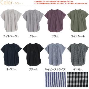 大きいサイズ レディース ブラウス 風通るプレ...の詳細画像2