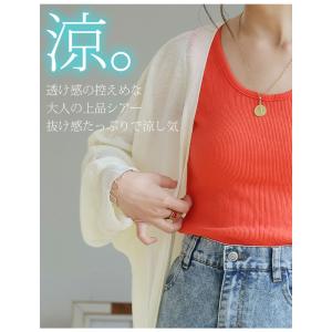 大きいサイズ レディース カーディガン 薄くて...の詳細画像4