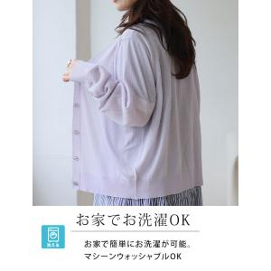 大きいサイズ レディース カーディガン UVケ...の詳細画像4