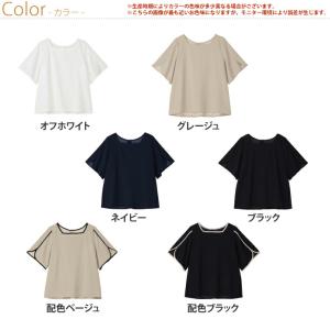大きいサイズ レディース ブラウス サラっと夏...の詳細画像2