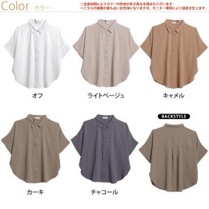 大きいサイズ レディース ブラウス エアブラウ...の詳細画像2