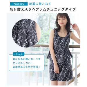 大きいサイズ レディース 水着 タンキニ 3点...の詳細画像4