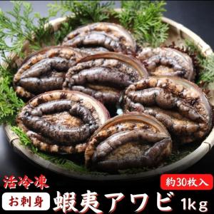 お刺身 蝦夷あわび アワビ たっぷり1ｋｇ（約30個入）活冷凍 あわび 海鮮 BBQ｜土佐カツオとうなぎ通販 池澤鮮魚