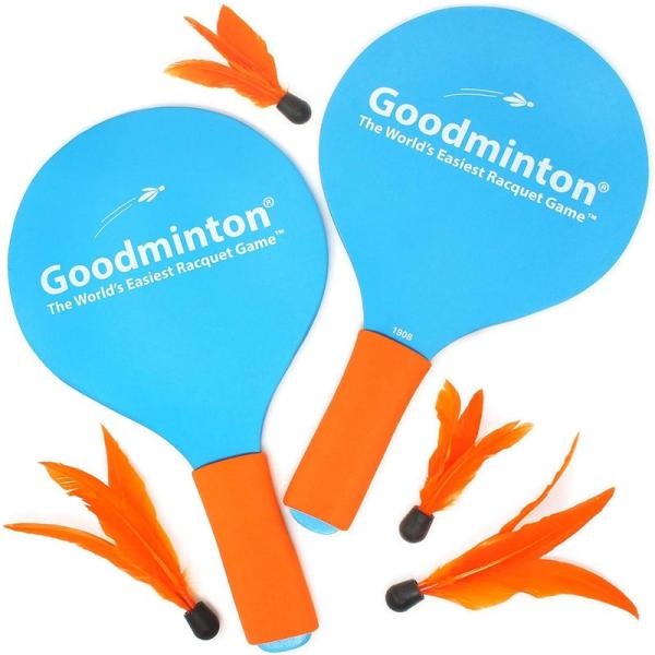 グッドミントン (Goodminton) バドミントン パドルゲーム (羽 4個 ラケット 2本 メ...