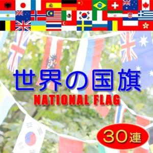 多国籍パーティ、運動会、クラブに最適国旗30連世界の国旗｜marin-store