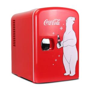 Coca Cola コカコーラKWC4パーソナル冷蔵庫、赤｜marin-store