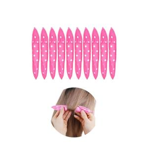 Bule Maple カーラー 太め hair curler ホットカーラー 髪 巻き髪 寝ながら (Pink)｜marin-store