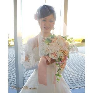 ウェディングベール ショート丈【花の妖精】＜メール便可＞