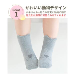 靴下 ベビー 3枚セット セット 動物 アニマ...の詳細画像4