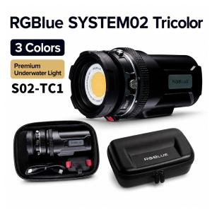 ダイビング・水中ライト RGBlue SYSTEM02 Tricolor S02-TC1 照射角度100° 最大光量4200lm