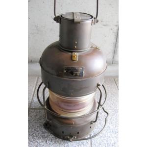 乙種紅燈（電気用）日船式P33号 電気ランプ アンティーク品 日本船灯製