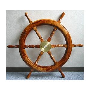 木製ラット（舵輪）750mm　新築　壁掛け マリンディスプレイ｜marine-guide