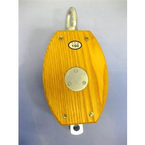 木製滑車180mm（1車・外バンド） 船舶用 レトロ マリンイメージ