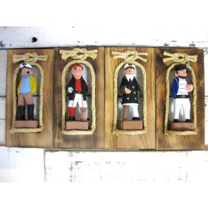 ロープワーク壁掛けオブジェ ロープノット額 記念品 贈り物 : マリン