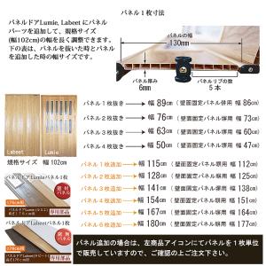 パネルドア ルミエ・ラビート用オプション部品 ...の詳細画像2