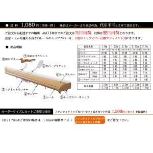 カーテンレール ファンティア トップカバーセッ...の詳細画像2