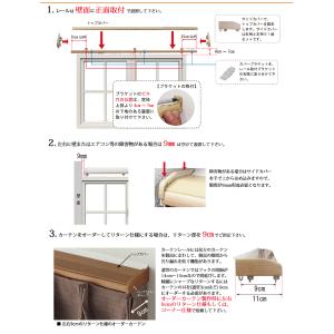 カーテンレール ファンティア トップカバーセッ...の詳細画像3
