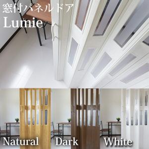 【幅・高さ調整オプション有り】パネルドア  Lumieルミエ (部屋の間仕切りに最適）幅100cm×高さ196cm 木目柄