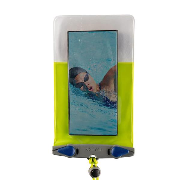 AQUAPAC（アクアパック）大きめサイズスマートフォン用 防水ケース（ライムグリーン）*PlusP...