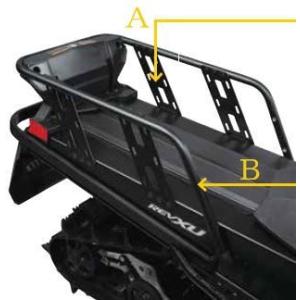 ski-doo/スキードゥ LUGGAGE RACK REINFORCEMENT PLATES   ...
