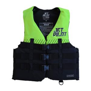 JETPILOT（ジェットパイロット）2026モデル STRIKE 3バックル CGAナイロンベスト（Yellow）ライフジャケット-JCI予備検査合格実績型