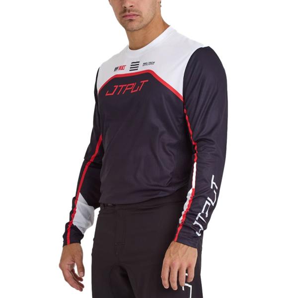 JETPILOT（ジェットパイロット）RX MOTO レースジャージ　50+ UPF（長袖）メンズ ...