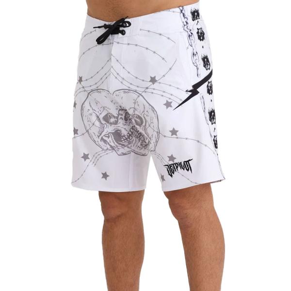 JETPILOT（ジェットパイロット）スリラーシーカー ボードショーツ （ホワイト） THRILLS...