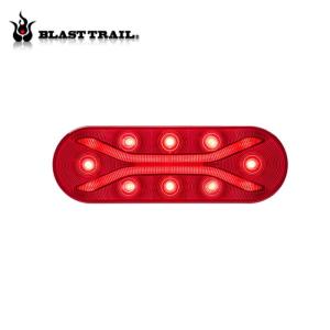 BLAST TRAIL(ブラストトレイル）　 LIGHT GUIDE オーバル型LEDランプ./レッド 【STL602RB 】※別途、取り寄せ送料が掛かります｜marinedays2