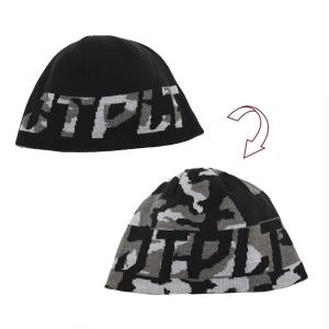 JETPILOT（ジェットパイロット）　リバーシブル ビーニー（BLACK / CAMO）　RX REVERSIBLE BEANIE　#W22804｜marinedays2