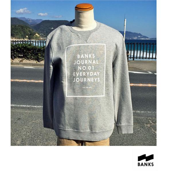 BANKS バンクス スウェット AFL0161 VOLUNE FLEECE/メンズウェア トップス