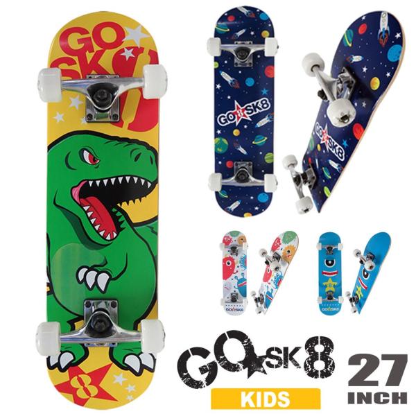 子供用 スケートボード ゴースケート GO SK8 27インチ キッズ 3歳から5歳 身長100cm