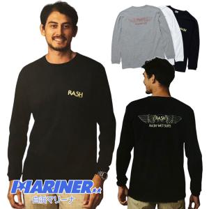 2024 RASH ラッシュ 羽バックTEE メンズ ロングスリーブティシャツ LONG TEE ロンティ 男性用 Tシャツ｜mariner