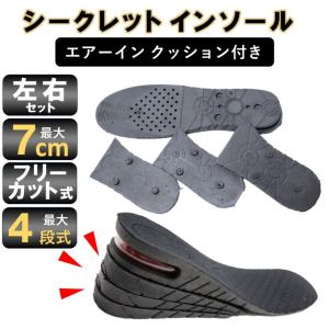 シークレットインソール 上げ底 インソール 男女