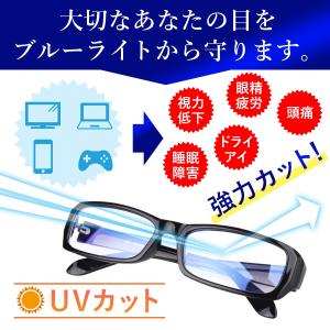 ブルーライトカットメガネ クロス ポーチ付き ...の詳細画像4