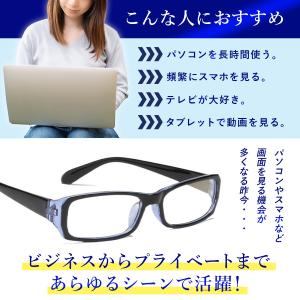 ブルーライトカットメガネ クロス ポーチ付き ...の詳細画像5