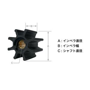 シーウォーターポンプ インペラ DJPUMP ...の詳細画像1