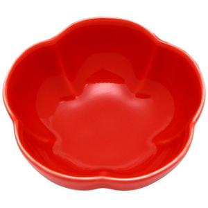 有田焼 金善窯 豆梅小鉢 レッド