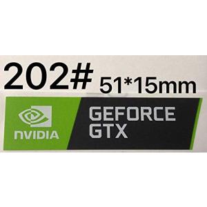 202# NVIDIA GEFORCE GTXエンブレムシール 51*15mm