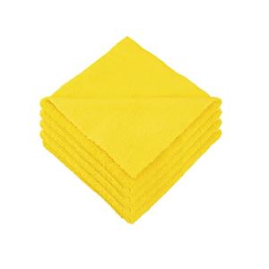 EZSelect フチ無し加工 マイクロファイバークロス 4枚セット 40cm×40cm マイクロファイバータオル 洗車グッズ 拭き