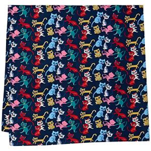 山本仁商店 和雑貨 京小物 夜長堂 二巾綿風呂敷 ランデヴー 21-23-699 約70×70cm