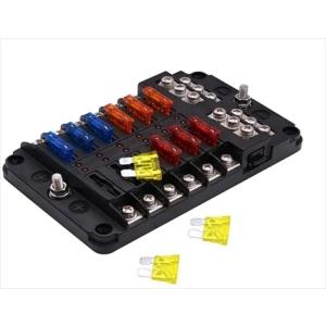 ヒューズボックス12回路 FB-12 LEDイ...の詳細画像1