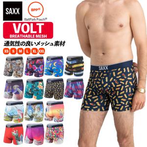 ボクサーパンツ VOLT BREATHABLE MESH BOXER BRIEF ボルト ブリーザブルメッシュ メンズ ボクサーブリーフ サックスアンダーウェアー SAXX UNDERWEAR SXBB29｜mario