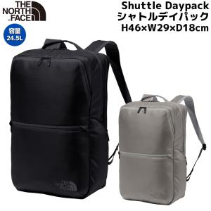 ノースフェイス THE NORTH FACE Shuttle Daypack シャトルデイパック 24.5L メンズ レディース オールシーズン ブラック カジュアル バッグ リュック NM82329 K｜mario