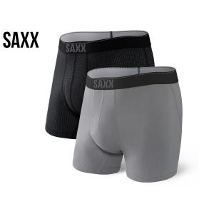 サックスアンダーウェアー SAXX UNDERWEAR QUEST BOXER BRIEF FLY 2PACKS クエスト メンズ 2枚組 2個セット 2枚セット ボクサーブリーフ パンツ