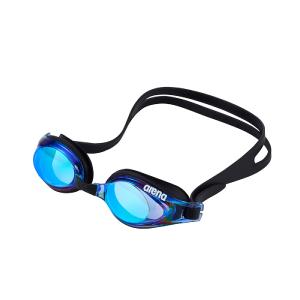 アリーナ シルキー フィットネスゴーグル ユニセックス ブルー 青 水泳 スイム 小物 ゴーグル ミラータイプ AGL-3300M-EMBL